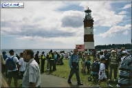 Gathering on Plymouth Hoe for the podium of the 2002 Class 1 Powerboat Grand Prix