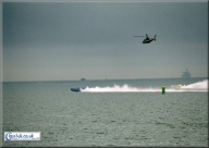 Qualification action captured by the TV helicopter