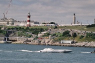 Maritimo Offshore and Plymouth Hoe