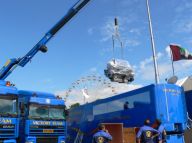 Lamborghini engine fired up ahead of qualifying