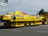 Steve Curtis reigning world champion looks relaxed at the British Grand Prix