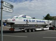 Maritimo being set up for Sunday's race