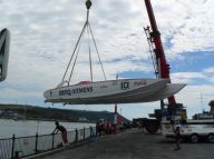 Lamborghini engine fired up ahead of qualifying